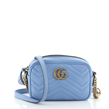 Gucci GG Marmont Shoulder Bag Matelasse Leather Mini