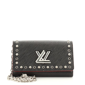 Louis Vuitton Twist Chain Wallet Studded Epi Leather