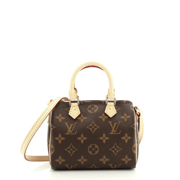 Louis Vuitton Speedy Bandouliere Bag Monogram Canvas Nano