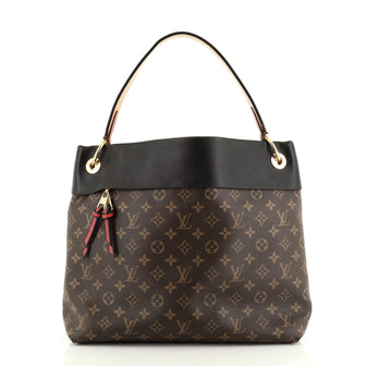 Louis Vuitton Tuileries Hobo Monogram Canvas with Leather