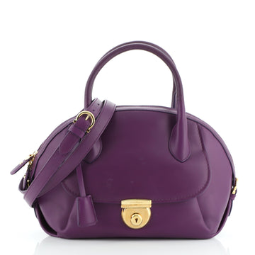 Salvatore Ferragamo Fiamma Satchel Leather Medium