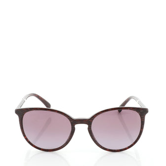 Chanel Pearl Butterfly Sunglasses Tortoise Acetate with Faux Pearls