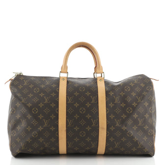 Louis Vuitton Keepall Bag Monogram Canvas 50