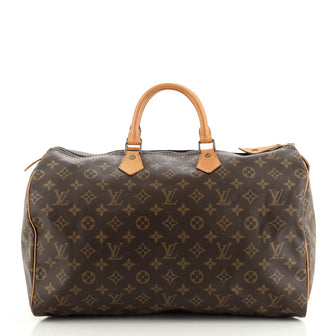 Louis Vuitton Speedy Handbag Monogram Canvas 40