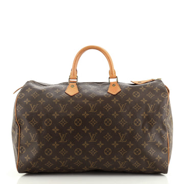 Louis Vuitton Speedy Handbag Monogram Canvas 40