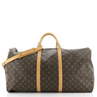 Louis Vuitton Keepall Bandouliere Bag Monogram Canvas 60