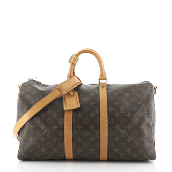 Louis Vuitton Keepall Bandouliere Bag Monogram Canvas 45