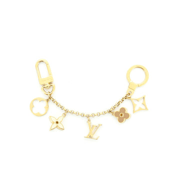 Louis Vuitton Fleur de Monogram Bag Charm and Key Holder Resin and Brass