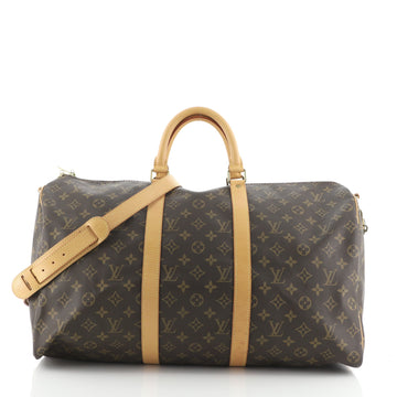 Louis Vuitton Keepall Bandouliere Bag Monogram Canvas 50