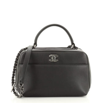Chanel Trendy CC Bowling Bag Calfskin Small