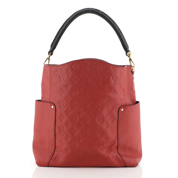 Louis Vuitton Bagatelle Hobo Monogram Empreinte Leather