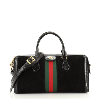 Gucci Ophidia Boston Bag Suede Medium