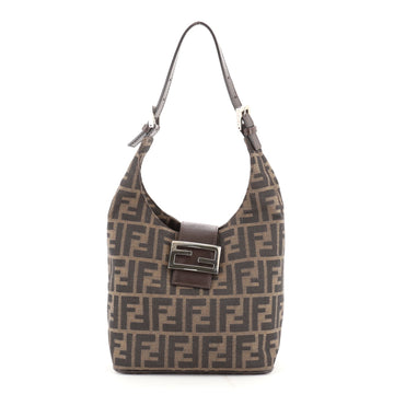 Fendi Vintage FF Hobo Zucca Canvas Small
