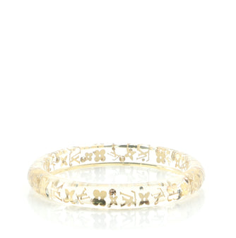Louis Vuitton Inclusion Bangle Bracelet Resin with Crystals PM