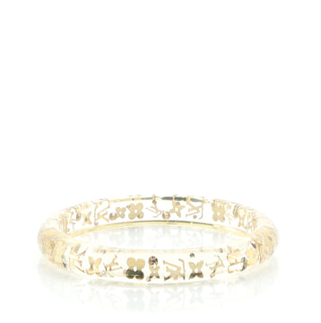 Louis Vuitton Inclusion Bangle Bracelet Resin with Crystals PM