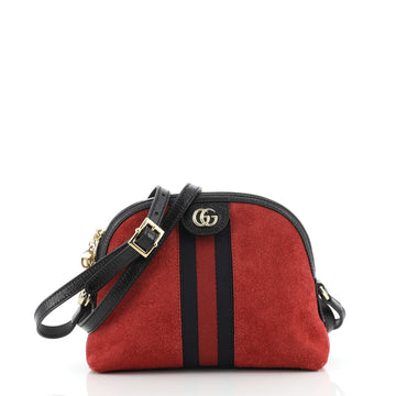 Gucci Ophidia Dome Shoulder Bag Suede Small