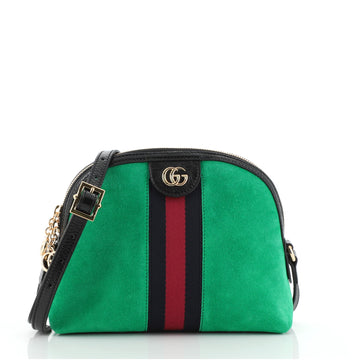 Gucci Ophidia Dome Shoulder Bag Suede Small