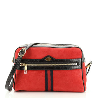 Gucci Ophidia Shoulder Bag Suede Small