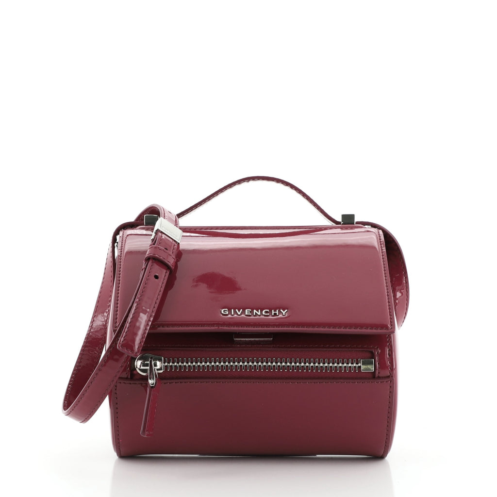 Givenchy Pandora Box Bag Patent Mini Red 589991
