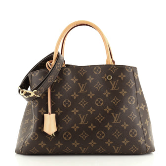 Louis Vuitton Montaigne Handbag Monogram Canvas MM
