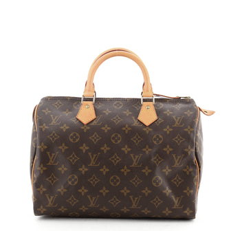 Louis Vuitton Speedy Handbag Monogram Canvas 30