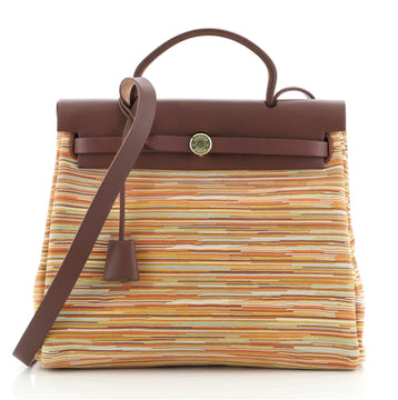 Hermes Herbag Vibrato and Leather PM