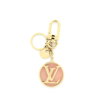 Louis Vuitton LV Circle Keychain Metal with Enamel