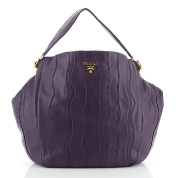 Prada Waves Hobo Leather Large