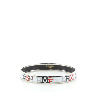 Hermes Bangle Printed Enamel Narrow