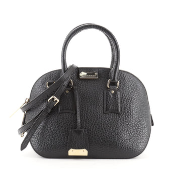 Burberry Alchester Bowling Bag Heritage Grained Leather Medium