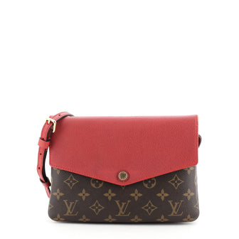 Louis Vuitton Twice Handbag Monogram Canvas