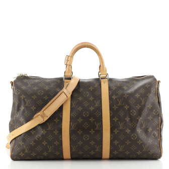 Louis Vuitton Keepall Bandouliere Bag Monogram Canvas 50