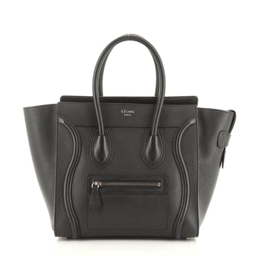 Celine Luggage Bag Grainy Leather Micro