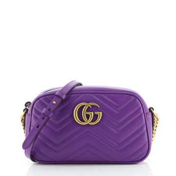 Gucci GG Marmont Shoulder Bag Matelasse Leather Small