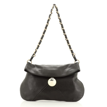 Chanel Cue Ball Foldover Bag Leather Small