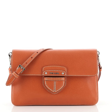 Prada Push Lock Crossbody Bag Leather