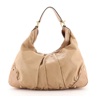Gucci Jockey Hobo Leather Large