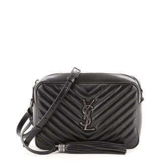 Saint Laurent Lou Camera Bag Matelasse Chevron Leather Small