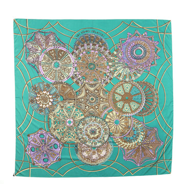 Hermes Les Domes Celestes Scarf Printed Silk 120