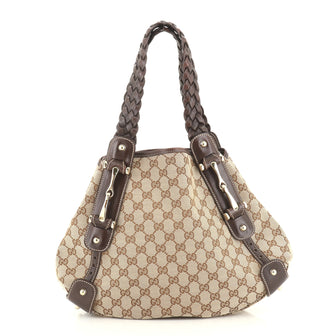 Gucci Pelham Shoulder Bag GG Canvas Small