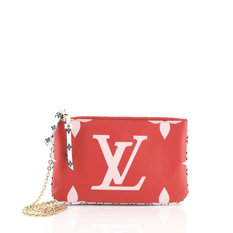 Louis Vuitton Double Zip Pochette Limited Edition Colored Monogram Giant