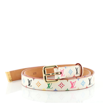 Louis Vuitton Belt Monogram Multicolor Thin