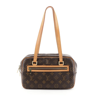 Louis Vuitton Cite Handbag Monogram Canvas MM