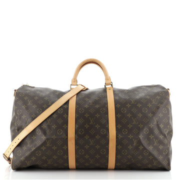 Louis Vuitton Keepall Bandouliere Bag Monogram Canvas 60