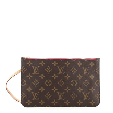 Louis Vuitton Neverfull Pochette Monogram Canvas Large