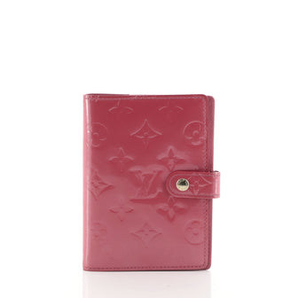 Louis Vuitton Ring Agenda Cover Monogram Vernis PM