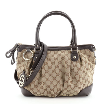 Gucci Sukey Top Handle Satchel GG Canvas Medium
