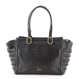 Christian Louboutin Farida Tote Spiked Leather Medium