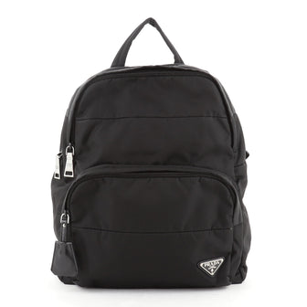 Prada Double Zip Backpack Tessuto Medium