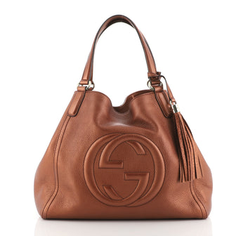 Gucci Soho Shoulder Bag Leather Medium